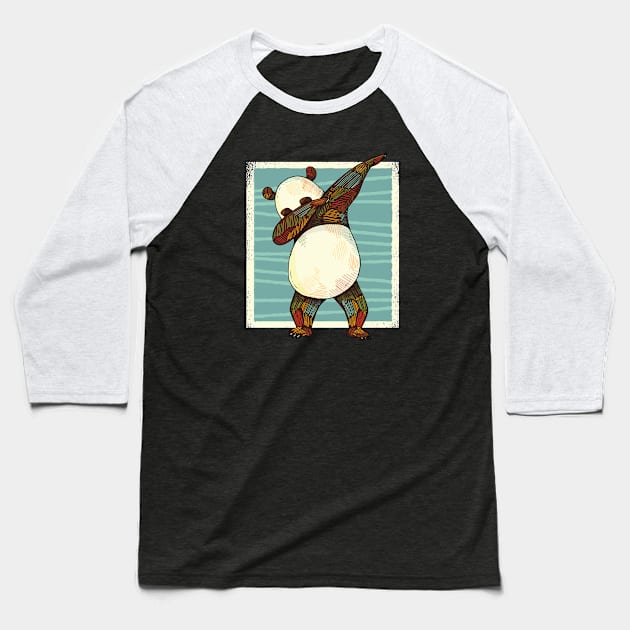 Dabbing Panda Baseball T-Shirt by BamBam